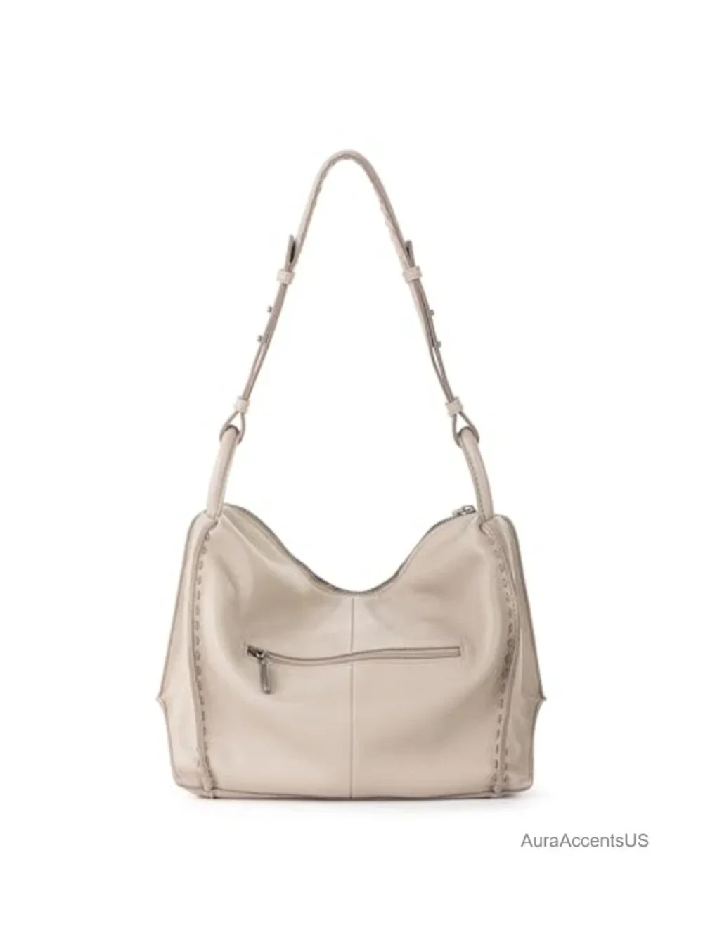 The Sak Los Feliz Hobo - Large Leather Women's Handbag with Zipper Pocket,